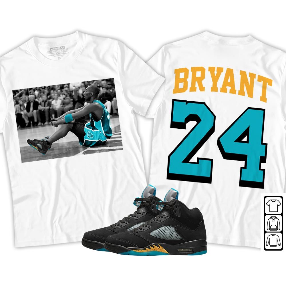 Memorial Bryant Goat Sneaker Shirt Match 2023 Retro Aqua 5s, Jordan 5 Aqua MKO T-Shirt Memorial Bryant Goat Sneaker Shirt Match 2023 Retro Aqua 5s, Jordan 5 Aqua MKO T-Shirt