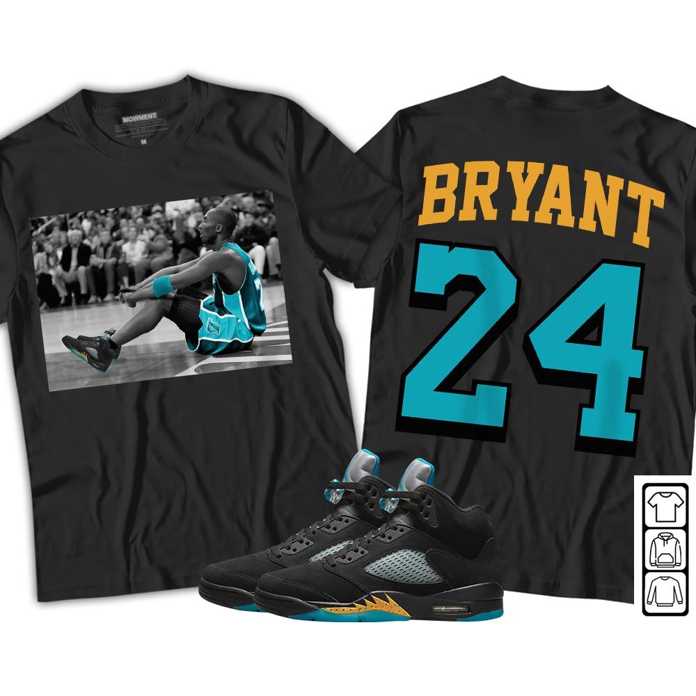 Memorial Bryant Goat Sneaker Shirt Match 2023 Retro Aqua 5s, Jordan 5 Aqua MKO T-Shirt Memorial Bryant Goat Sneaker Shirt Match 2023 Retro Aqua 5s, Jordan 5 Aqua MKO T-Shirt