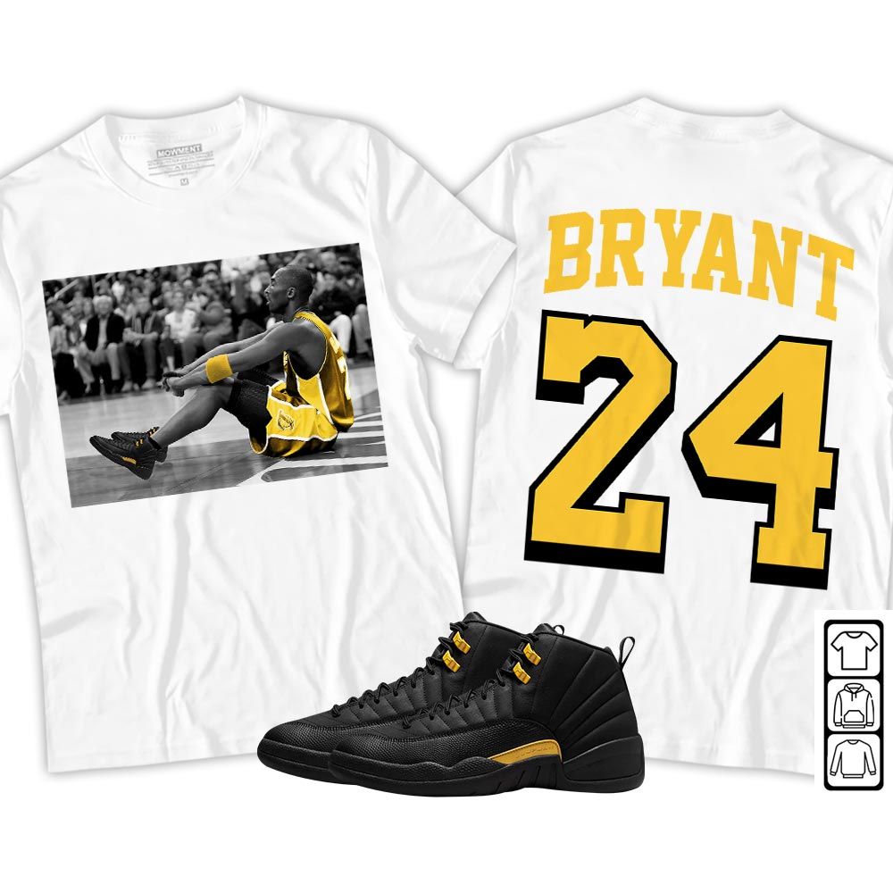 Memorial Bryant Goat Sneaker Shirt Match Black Taxi 12s, Jordan 12 Retro Black Taxi MKO T-Shirt Memorial Bryant Goat Sneaker Shirt Match Black Taxi 12s, Jordan 12 Retro Black Taxi MKO T-Shirt