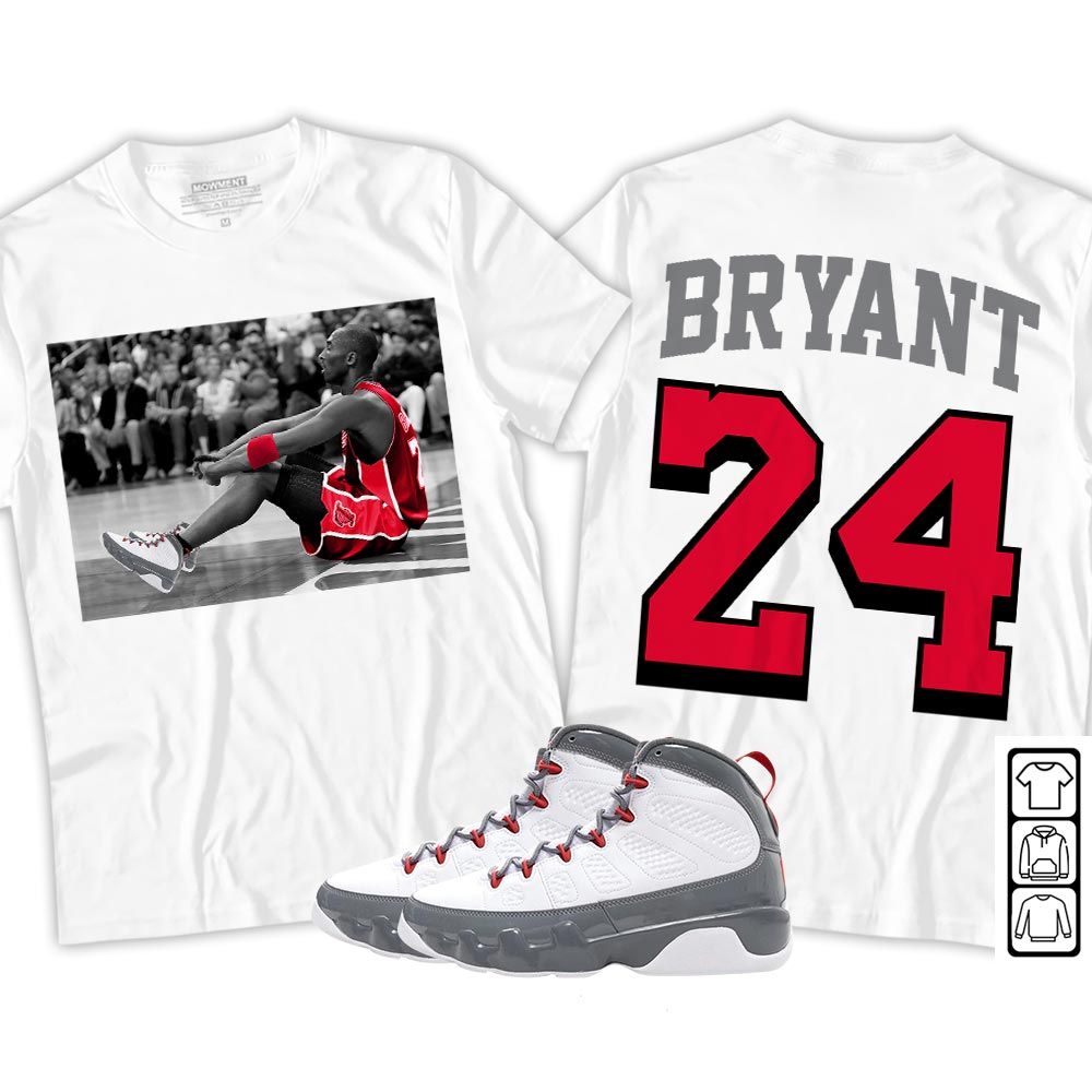 Memorial Bryant Goat Sneaker Shirt Match Grey Fire Red 9s, Jordan 9 Retro Fire Red MKO T-Shirt Memorial Bryant Goat Sneaker Shirt Match Grey Fire Red 9s, Jordan 9 Retro Fire Red MKO T-Shirt