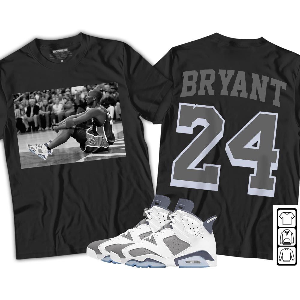 Memorial Bryant Goat Sneaker Shirt Match Retro Cool Grey 6s, Jordan 6 Cool Grey MKO T-Shirt Memorial Bryant Goat Sneaker Shirt Match Retro Cool Grey 6s, Jordan 6 Cool Grey MKO T-Shirt