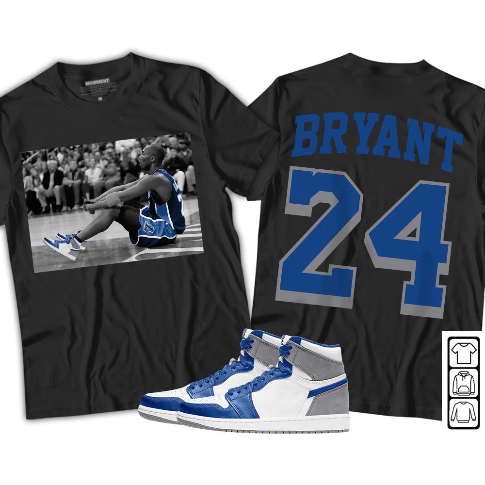 Memorial Bryant Goat Sneaker Shirt Match True Blue 1s, Jordan 1 High OG True Blue MKO T-Shirt Memorial Bryant Goat Sneaker Shirt Match True Blue 1s, Jordan 1 High OG True Blue MKO T-Shirt