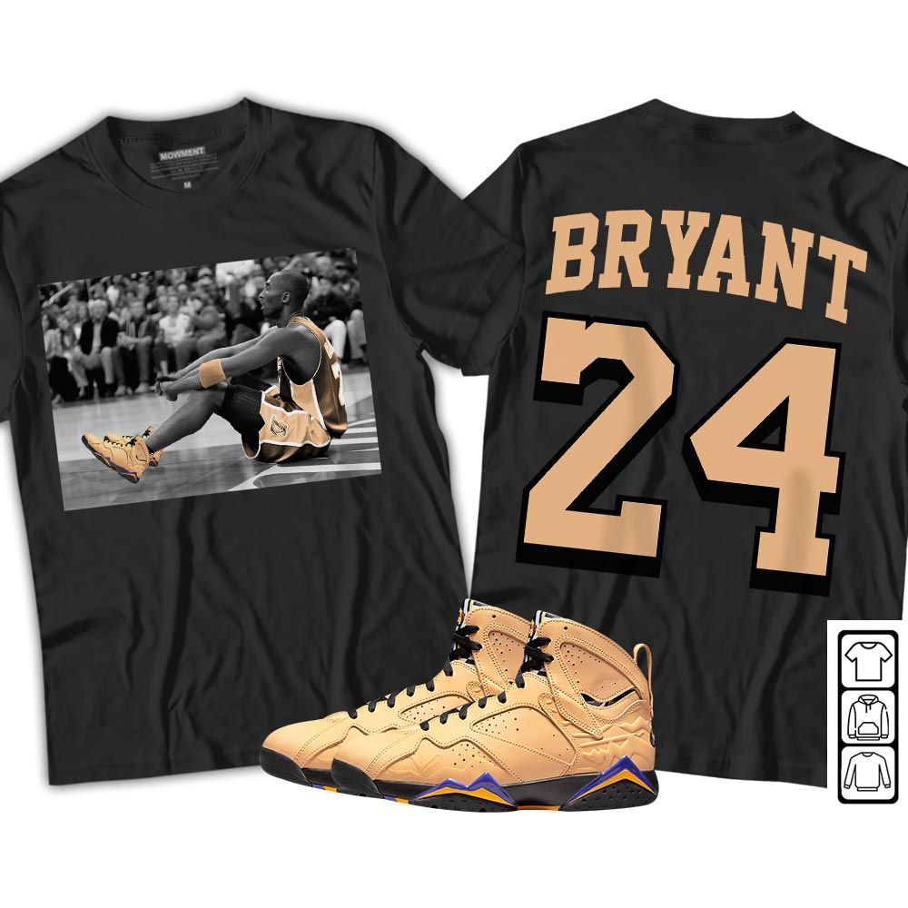 Memorial Bryant Goat Sneaker Shirt Match Vachetta Tan 7s, Jordan 7 SE Afrobeats MKO T-Shirt Memorial Bryant Goat Sneaker Shirt Match Vachetta Tan 7s, Jordan 7 SE Afrobeats MKO T-Shirt