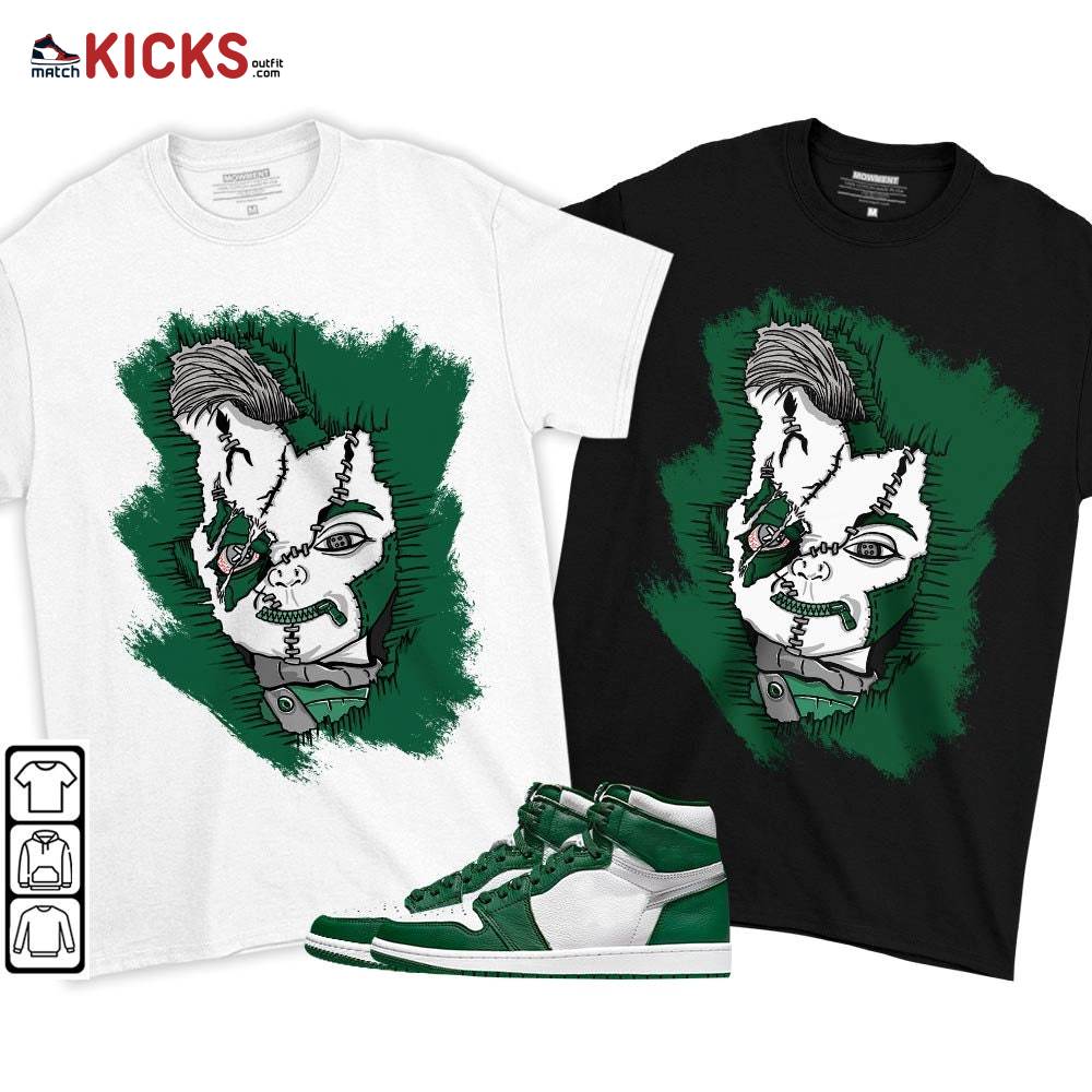 Misunderstood Chucky Sneaker Shirt Match High Gorge Green 1s, Jordan 1 Retro High Gorge Green MKO T-Shirt Misunderstood Chucky Sneaker Shirt Match High Gorge Green 1s, Jordan 1 Retro High Gorge Green MKO T-Shirt