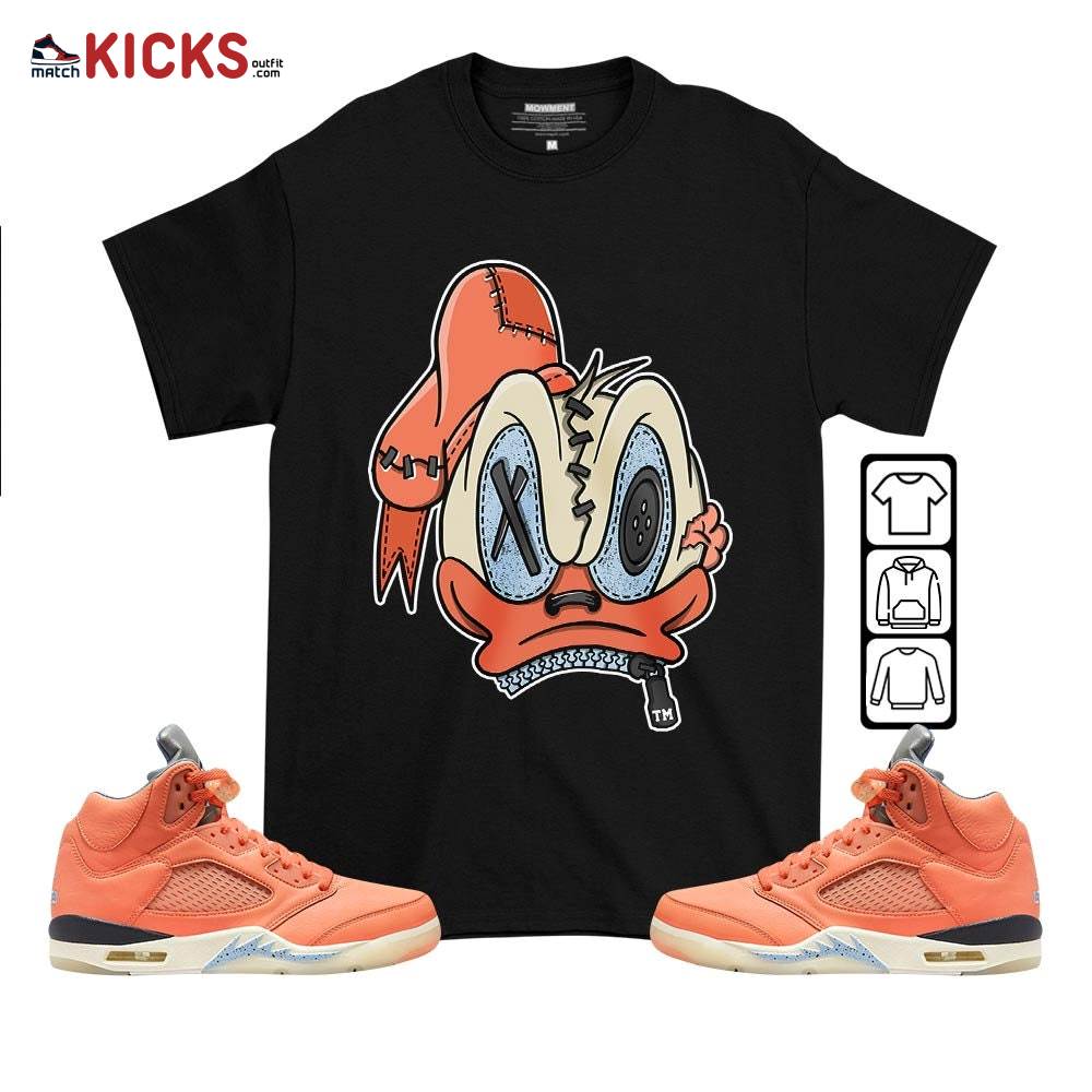 Misunderstood Duck Sneaker Shirt Match Crimson Bliss 5s, Jordan 5 DJ Khaled Crimson Bliss MKO T-Shirt