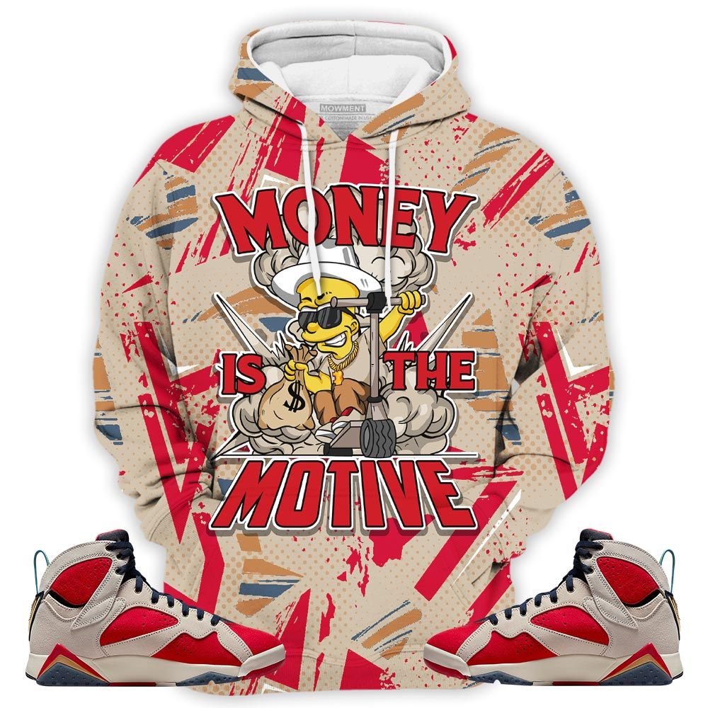 Money Is The Motive Sneaker Shirt Match Trophy Room 7S, Jordan 7 Trophy Room Hoodie Sweatshirt Tee All Over Print MKO Shirt Money Is The Motive Sneaker Shirt Match Trophy Room 7S, Jordan 7 Trophy Room Hoodie Sweatshirt Tee All Over Print MKO Shirt