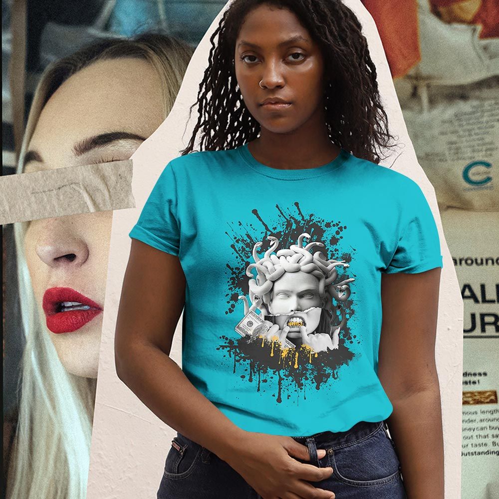 Money Talk Got Em Sneaker Shirt Match 2023 Retro Aqua 5S, Jordan 5 Aqua Hoodie Sweatshirt Tee All Over Print MKO Shirt Money Talk Got Em Sneaker Shirt Match 2023 Retro Aqua 5S, Jordan 5 Aqua Hoodie Sweatshirt Tee All Over Print MKO Shirt