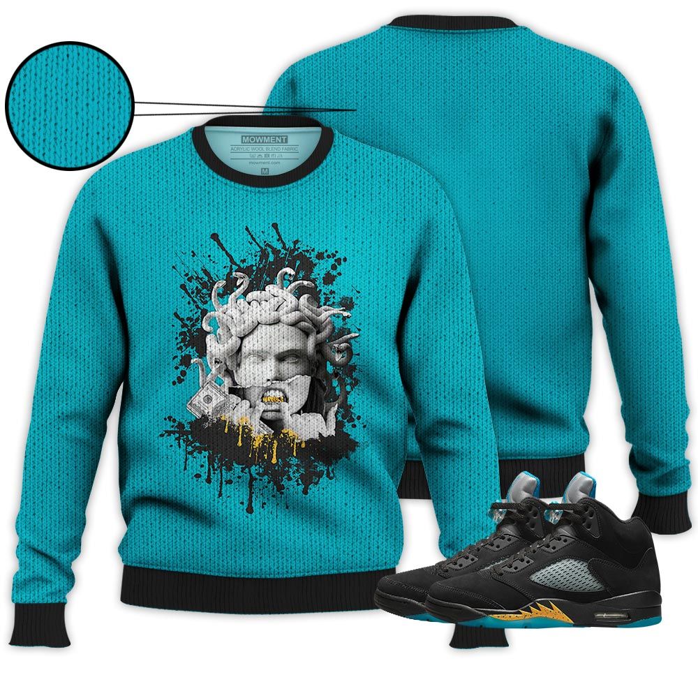 Money Talk Got Em Sneaker Shirt Match 2023 Retro Aqua 5S, Jordan 5 Aqua Hoodie Sweatshirt Tee All Over Print MKO Shirt Money Talk Got Em Sneaker Shirt Match 2023 Retro Aqua 5S, Jordan 5 Aqua Hoodie Sweatshirt Tee All Over Print MKO Shirt