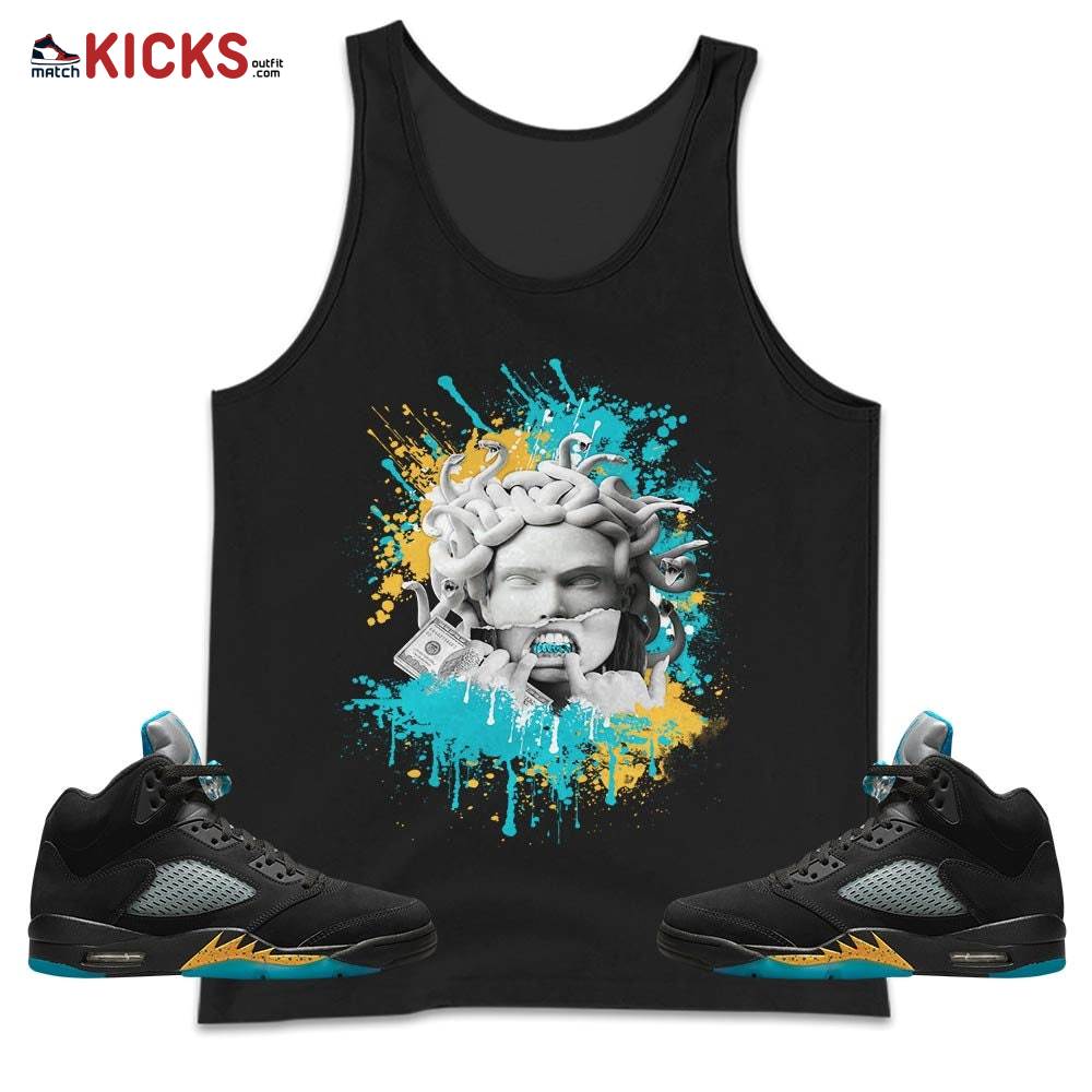 Money Talk Got Em Sneaker Shirt Match 2023 Retro Aqua 5s, Jordan 5 Aqua MKO Tank Top Money Talk Got Em Sneaker Shirt Match 2023 Retro Aqua 5s, Jordan 5 Aqua MKO Tank Top