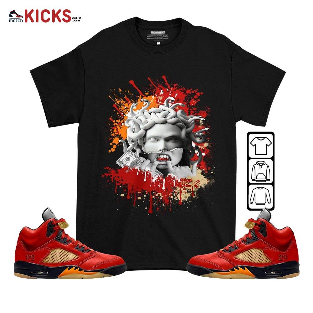Money Talk Got Em Sneaker Shirt Match 5 Dunk On Mars, Jordan 5 Mars For Her MKO T-Shirt