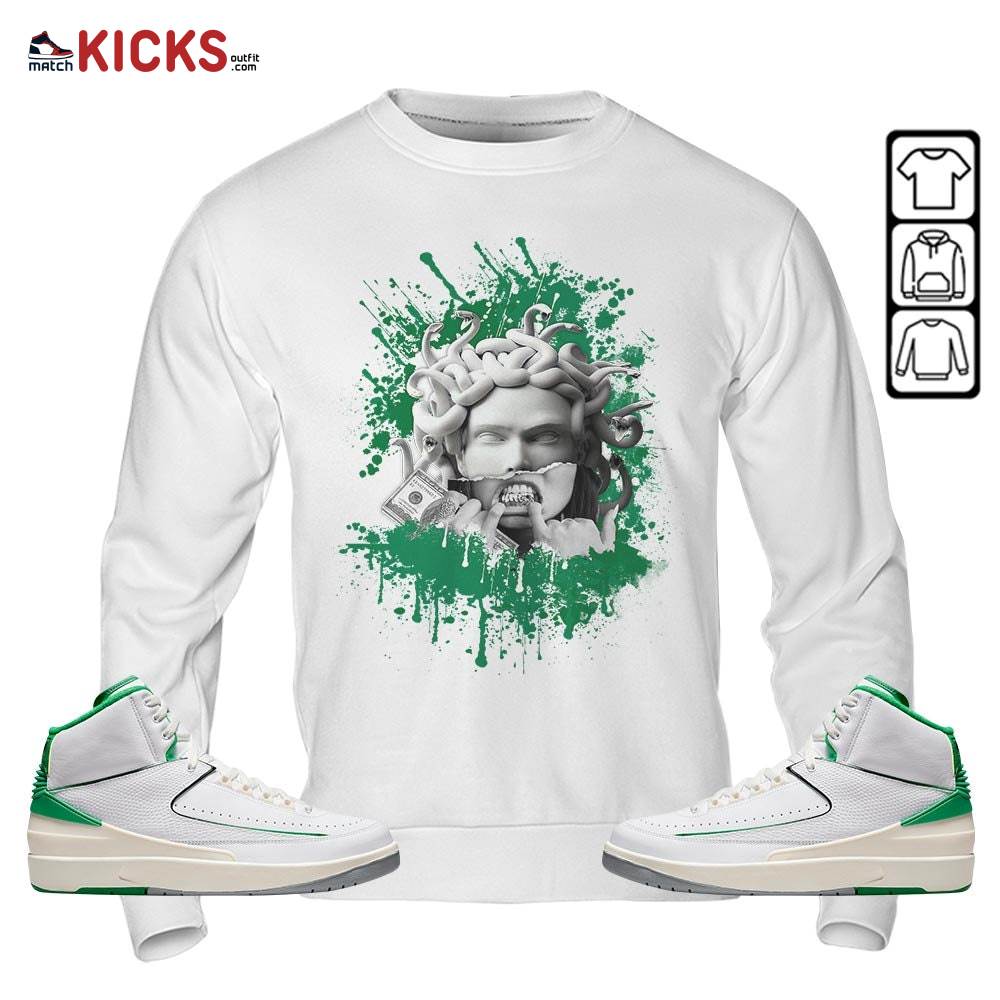 Money Talk Got Em Sneaker Shirt Match Lucky Green 2s, Jordan 2 Lucky Green MKO Sweatshirt Money Talk Got Em Sneaker Shirt Match Lucky Green 2s, Jordan 2 Lucky Green MKO Sweatshirt