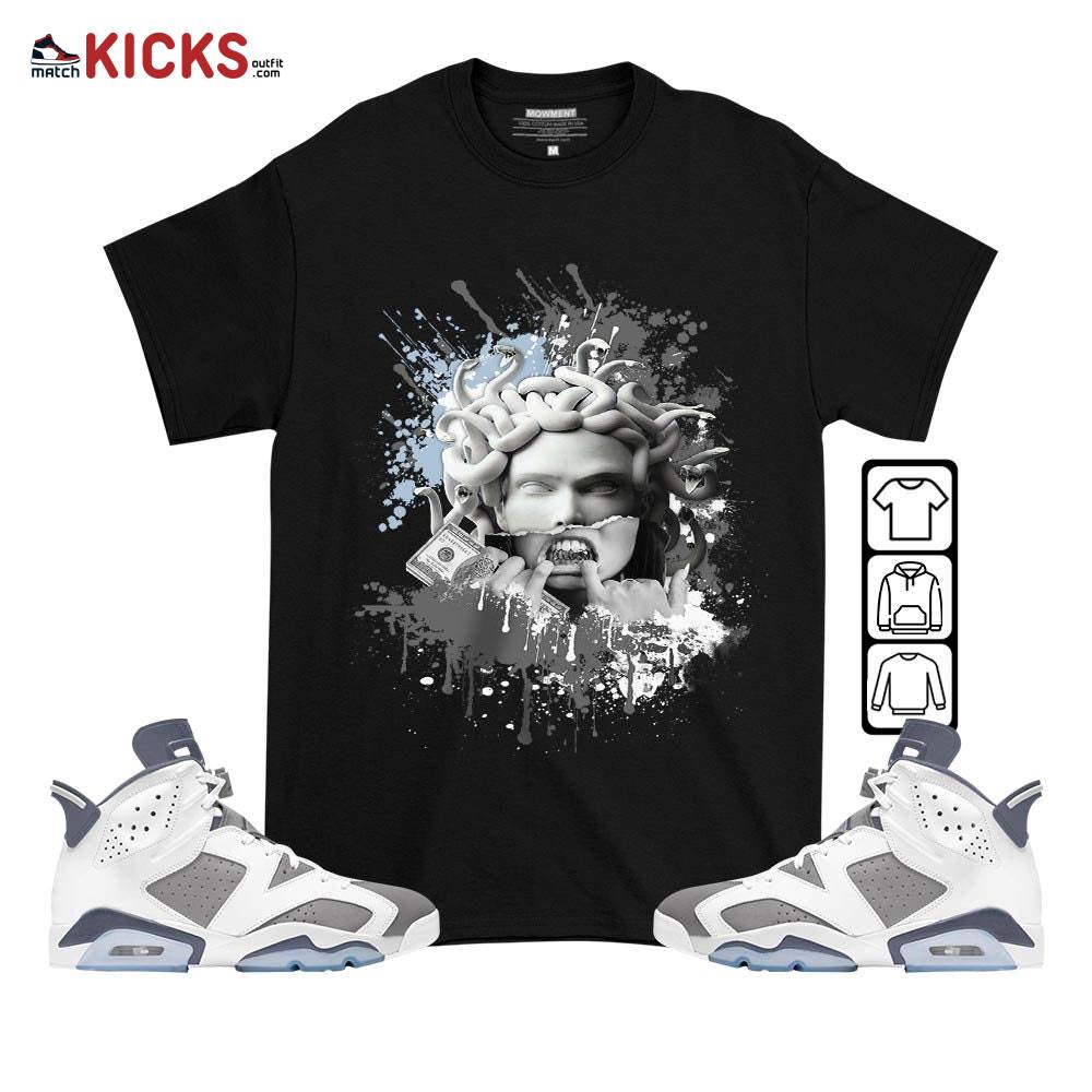 Money Talk Got Em Sneaker Shirt Match Retro Cool Grey 6s, Jordan 6 Cool Grey MKO T-Shirt