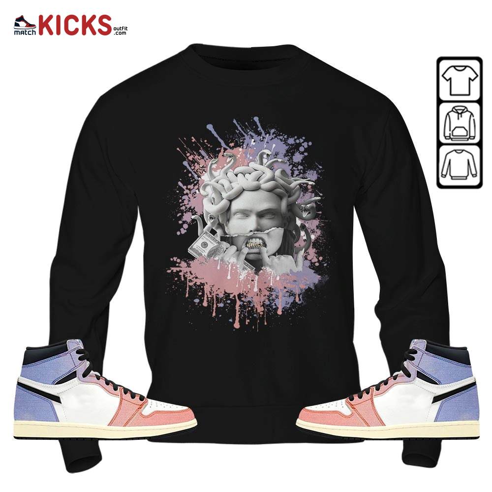 Money Talk Got Em Sneaker Shirt Match Retro Skyline 1s, Jordan 1 High OG Skyline MKO Sweatshirt Money Talk Got Em Sneaker Shirt Match Retro Skyline 1s, Jordan 1 High OG Skyline MKO Sweatshirt