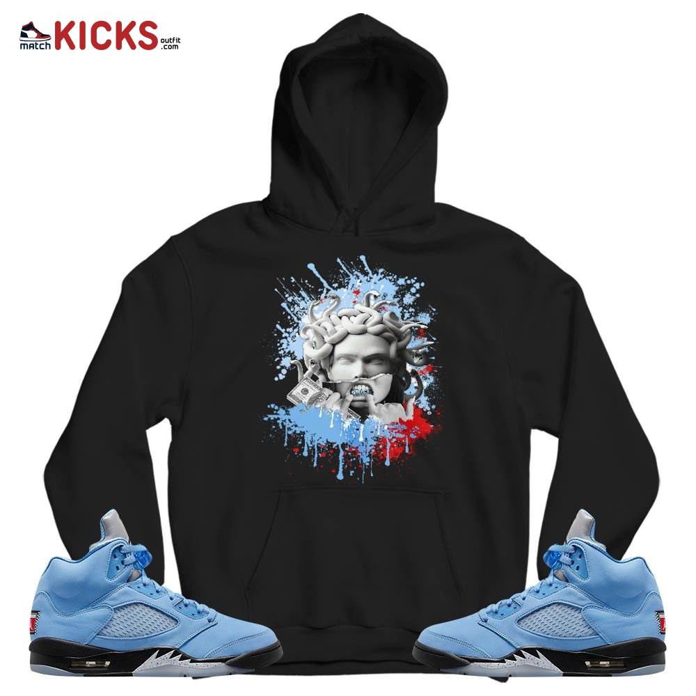 Money Talk Got Em Sneaker Shirt Match Retro University Blue 5s, Jordan 5 University Blue MKO T-Shirt Money Talk Got Em Sneaker Shirt Match Retro University Blue 5s, Jordan 5 University Blue MKO T-Shirt