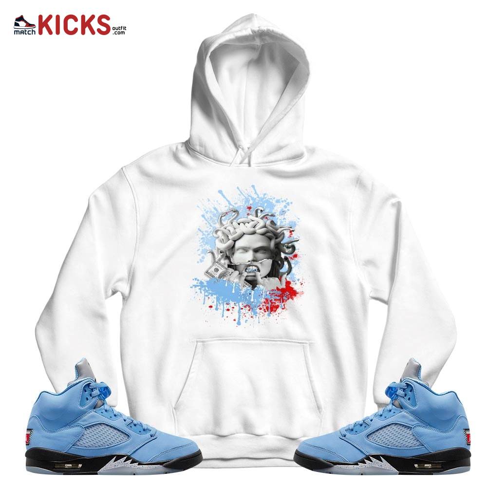 Money Talk Got Em Sneaker Shirt Match Retro University Blue 5s, Jordan 5 University Blue MKO T-Shirt Money Talk Got Em Sneaker Shirt Match Retro University Blue 5s, Jordan 5 University Blue MKO T-Shirt