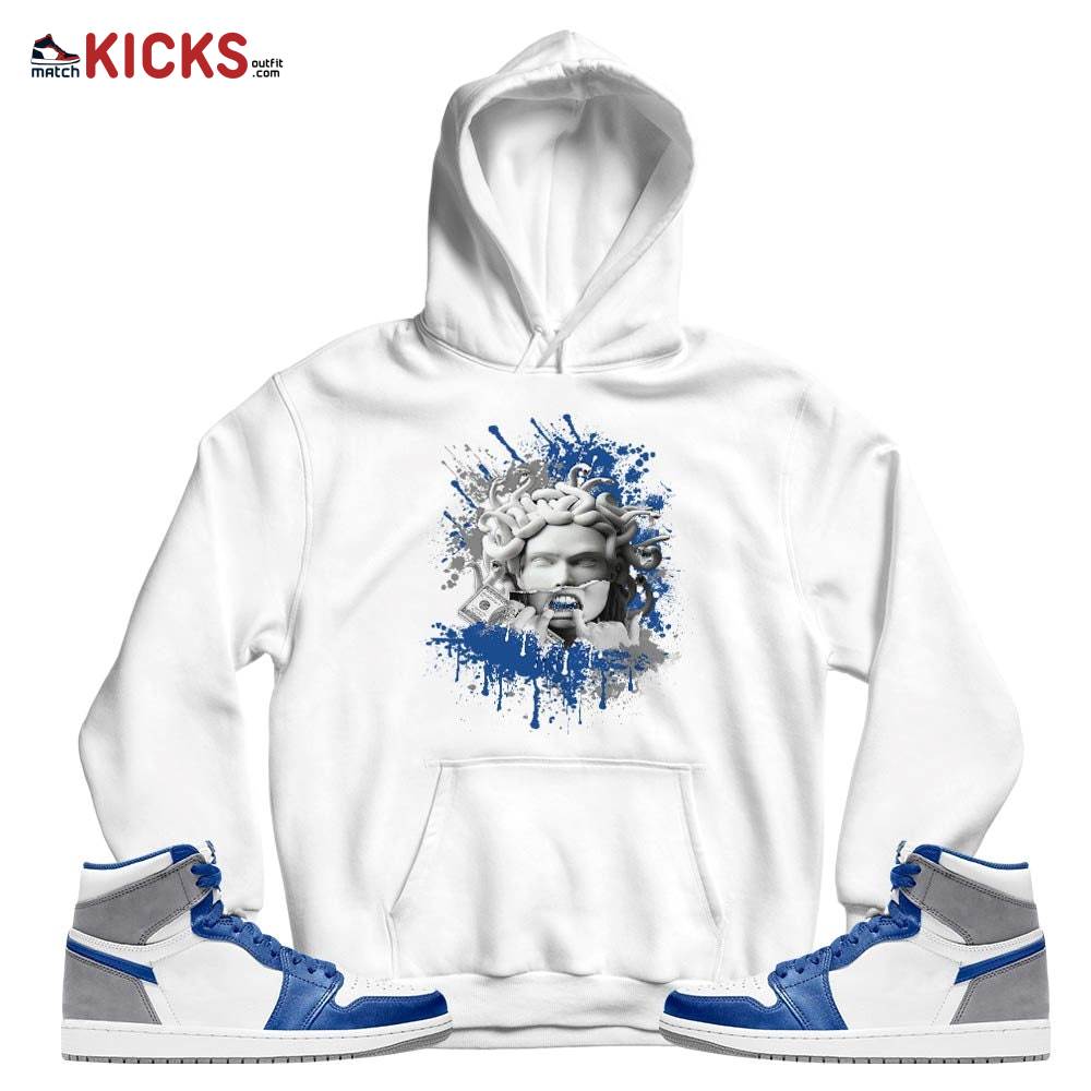 Money Talk Got Em Sneaker Shirt Match True Blue 1s, Jordan 1 High OG True Blue MKO T-Shirt Money Talk Got Em Sneaker Shirt Match True Blue 1s, Jordan 1 High OG True Blue MKO T-Shirt