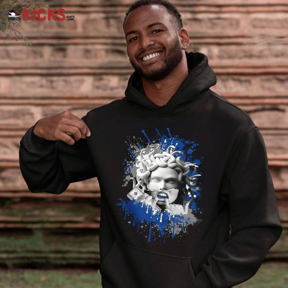 Money Talk Got Em Sneaker Shirt Match True Blue 1s, Jordan 1 High OG True Blue MKO T-Shirt Money Talk Got Em Sneaker Shirt Match True Blue 1s, Jordan 1 High OG True Blue MKO T-Shirt