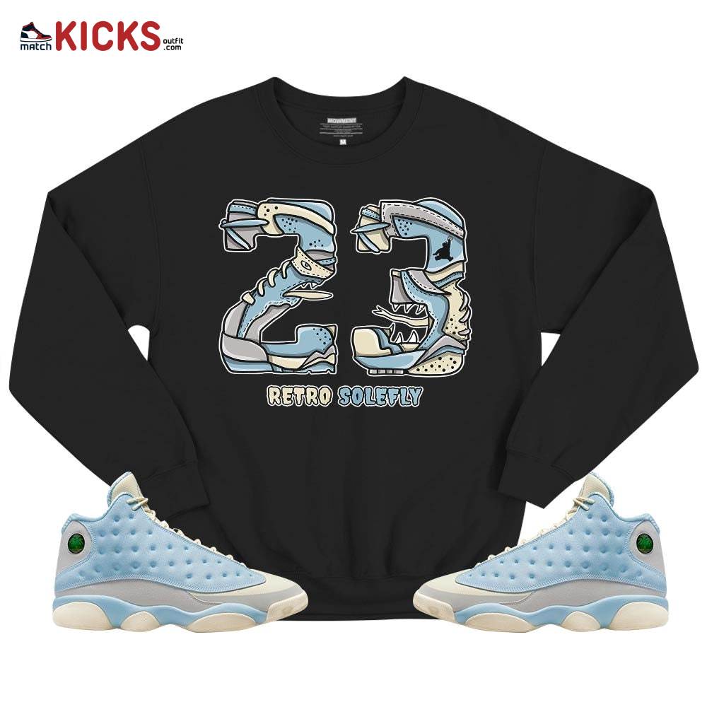 Monster 23 Sneaker Shirt Match SoleFly 13s, Jordan 13 Retro SoleFly MKO T-Shirt Monster 23 Sneaker Shirt Match SoleFly 13s, Jordan 13 Retro SoleFly MKO T-Shirt