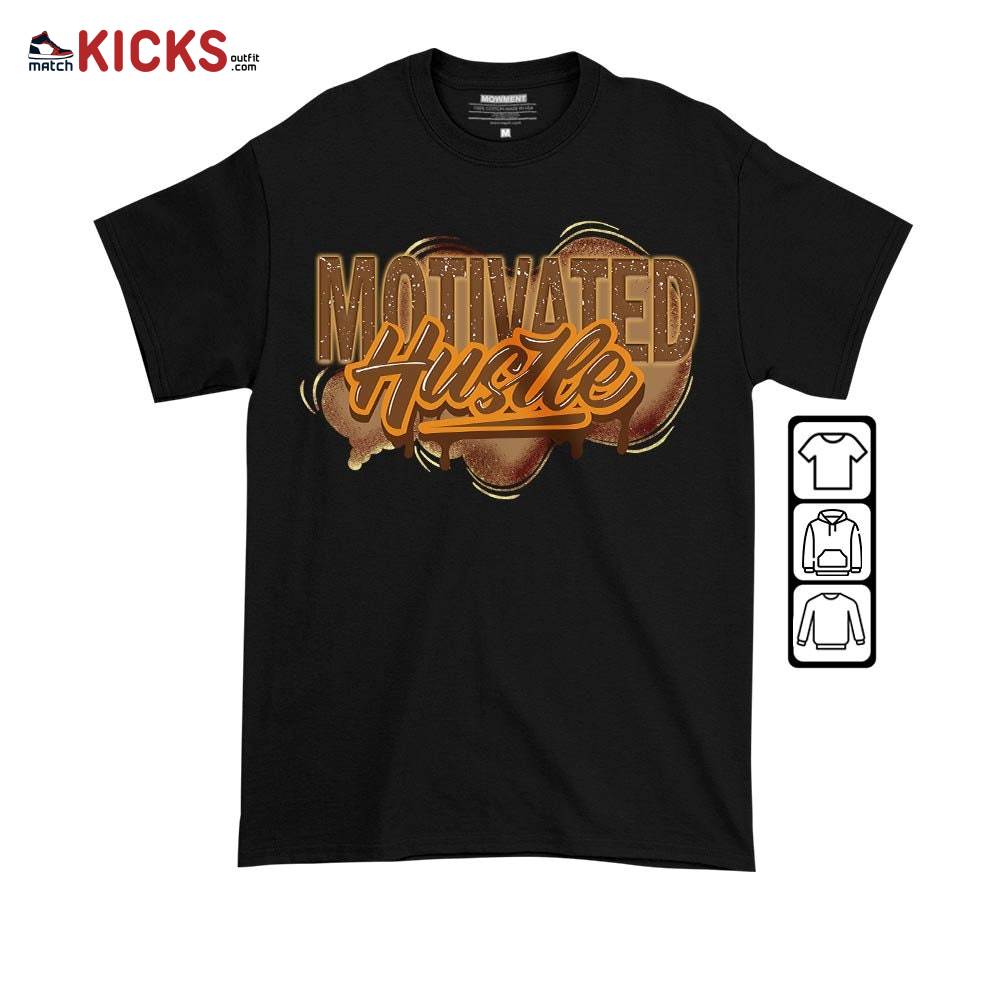 Motivatd Hustle 90s Sneaker Shirt Match Archaeo Brown 3s, Jordan 3 Archaeo Brown MKO T-Shirt Motivatd Hustle 90s Sneaker Shirt Match Archaeo Brown 3s, Jordan 3 Archaeo Brown MKO T-Shirt