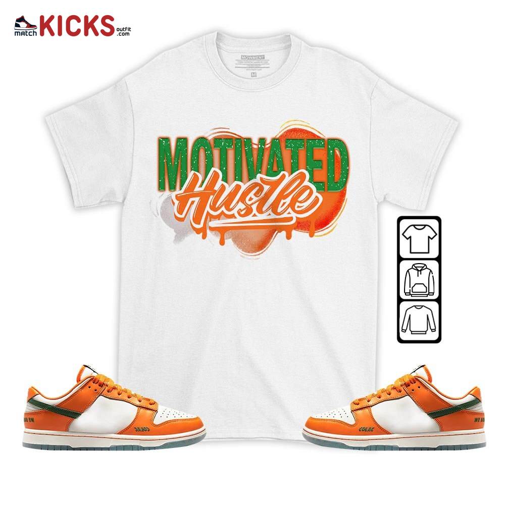 Motivatd Hustle 90s Sneaker Shirt Match Florida A and M University, Dunk Low Florida A and M University MKO T-Shirt Motivatd Hustle 90s Sneaker Shirt Match Florida A and M University, Dunk Low Florida A and M University MKO T-Shirt