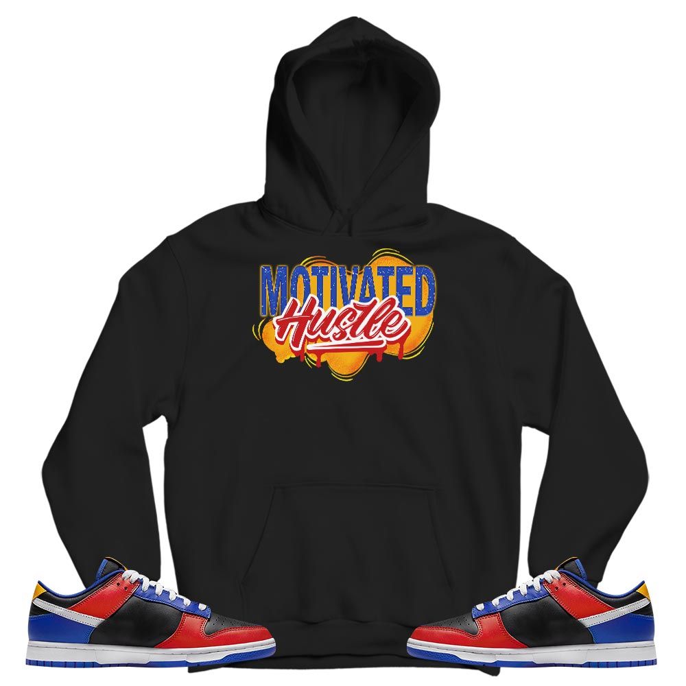 Motivatd Hustle 90s Sneaker Shirt Match Low TSU Tiger, Dunk Low TSU Tiger MKO T-Shirt