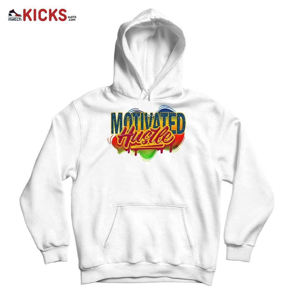 Motivatd Hustle 90s Sneaker Shirt Match Multi Color 2022 1s, Jordan 1 Mid Multi Color 2022 MKO T-Shirt Motivatd Hustle 90s Sneaker Shirt Match Multi Color 2022 1s, Jordan 1 Mid Multi Color 2022 MKO T-Shirt
