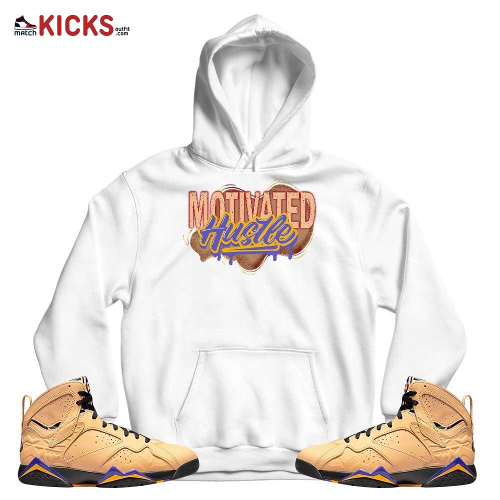 Motivatd Hustle 90s Sneaker Shirt Match Vachetta Tan 7s, Jordan 7 SE Afrobeats MKO T-Shirt Motivatd Hustle 90s Sneaker Shirt Match Vachetta Tan 7s, Jordan 7 SE Afrobeats MKO T-Shirt