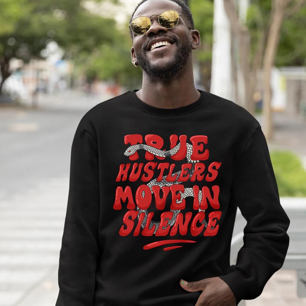 Move In Silence Sneaker Shirt Match Black Flint 13s, Jordan Retro 13 Black Flint MKO T-Shirt Move In Silence Sneaker Shirt Match Black Flint 13s, Jordan Retro 13 Black Flint MKO T-Shirt