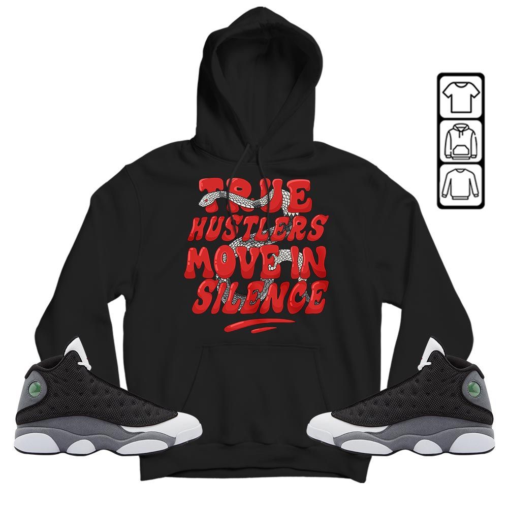Move In Silence Sneaker Shirt Match Black Flint 13s, Jordan Retro 13 Black Flint MKO T-Shirt Move In Silence Sneaker Shirt Match Black Flint 13s, Jordan Retro 13 Black Flint MKO T-Shirt
