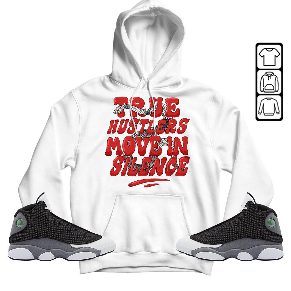 Move In Silence Sneaker Shirt Match Black Flint 13s, Jordan Retro 13 Black Flint MKO T-Shirt Move In Silence Sneaker Shirt Match Black Flint 13s, Jordan Retro 13 Black Flint MKO T-Shirt