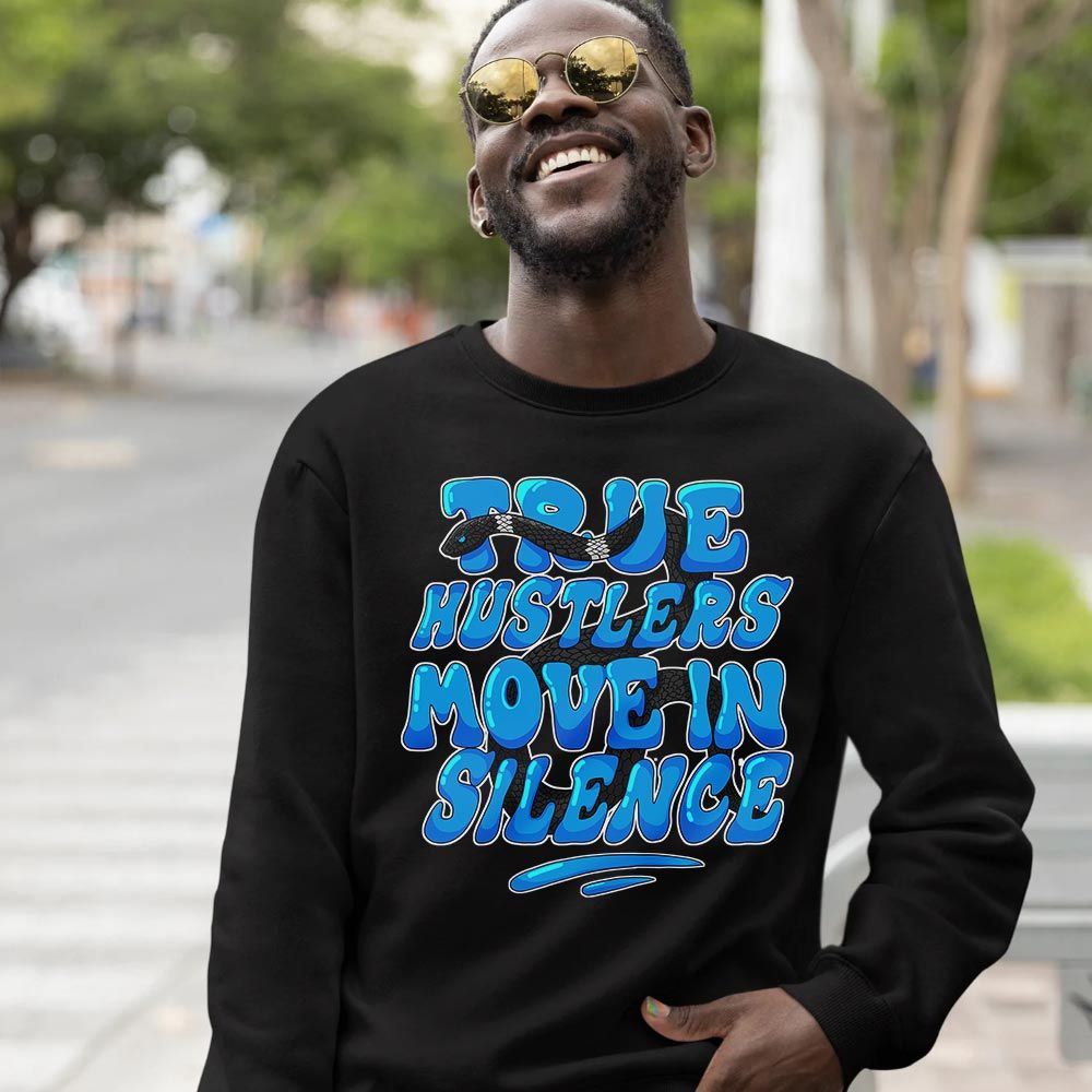 Move In Silence Sneaker Shirt Match Black University Blue 13s, Jordan 13 Black University Blue 2022 MKO T-Shirt Move In Silence Sneaker Shirt Match Black University Blue 13s, Jordan 13 Black University Blue 2022 MKO T-Shirt