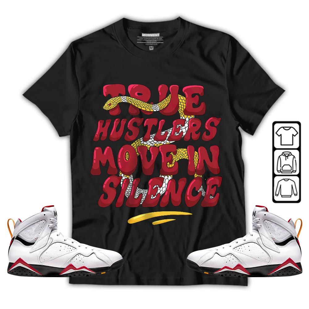 Move In Silence Sneaker Shirt Match Cardinal 7s, Jordan 7 Retro Cardinal MKO T-Shirt Move In Silence Sneaker Shirt Match Cardinal 7s, Jordan 7 Retro Cardinal MKO T-Shirt