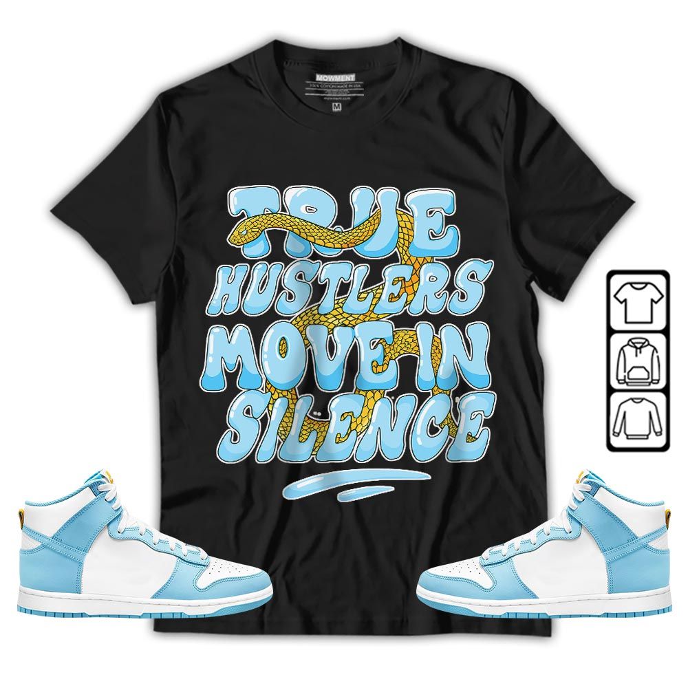 Move In Silence Sneaker Shirt Match Dunk High Blue Chill, Dunk High Homer Simpson MKO T-Shirt Move In Silence Sneaker Shirt Match Dunk High Blue Chill, Dunk High Homer Simpson MKO T-Shirt