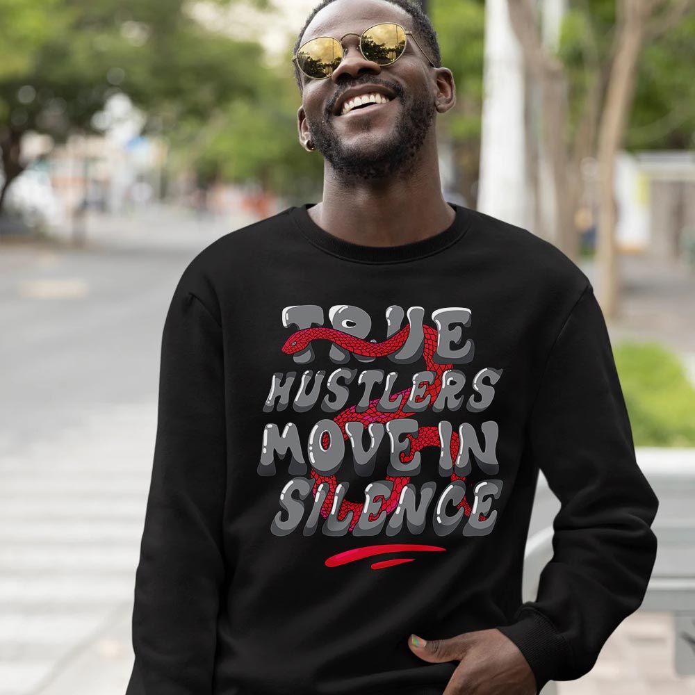 Move In Silence Sneaker Shirt Match Fire Red 9s, Jordan 9 Retro Fire Red MKO T-Shirt Move In Silence Sneaker Shirt Match Fire Red 9s, Jordan 9 Retro Fire Red MKO T-Shirt