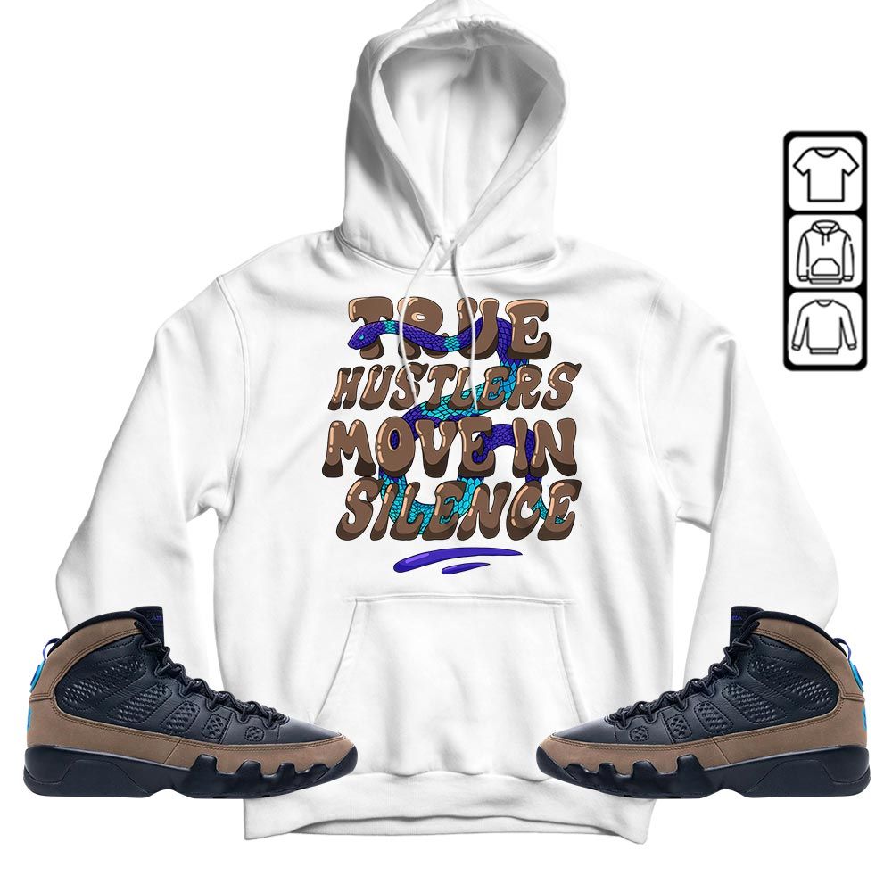 Move In Silence Sneaker Shirt Match Olive Concord 9s, Jordan 9 Olive Concord MKO T-Shirt