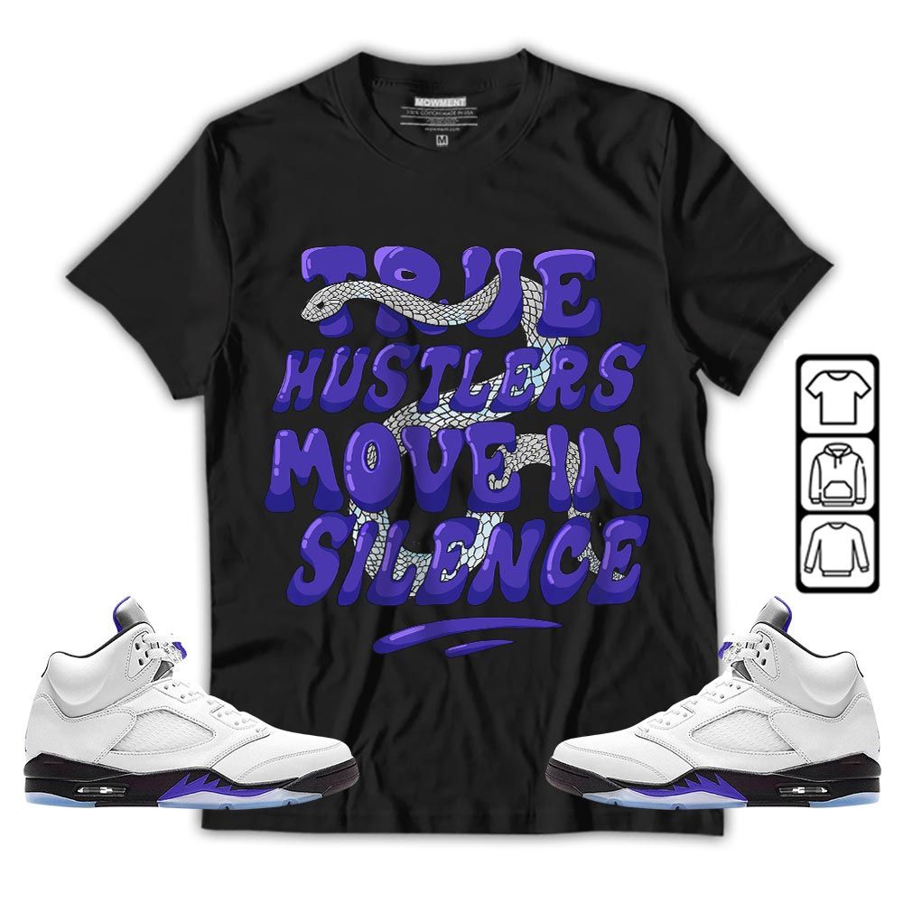 Move In Silence Sneaker Shirt Match Retro Concord 5s, Jordan 5 Retro Concord MKO T-Shirt Move In Silence Sneaker Shirt Match Retro Concord 5s, Jordan 5 Retro Concord MKO T-Shirt
