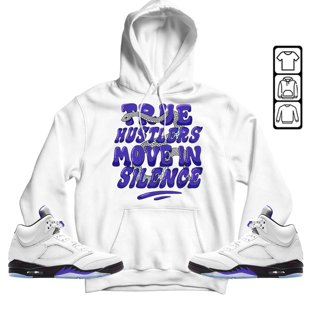 Move In Silence Sneaker Shirt Match Retro Concord 5s, Jordan 5 Retro Concord MKO T-Shirt