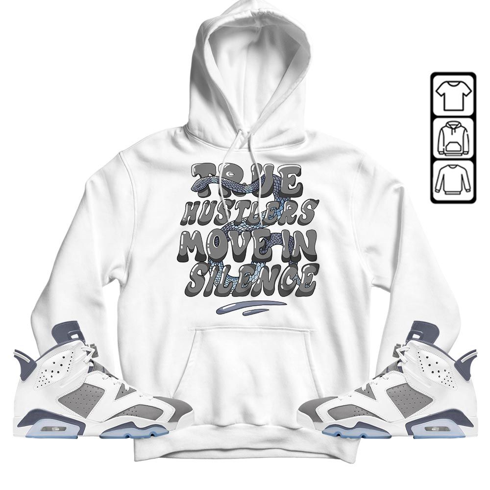 Move In Silence Sneaker Shirt Match Retro Cool Grey 6s, Jordan 6 Cool Grey MKO T-Shirt