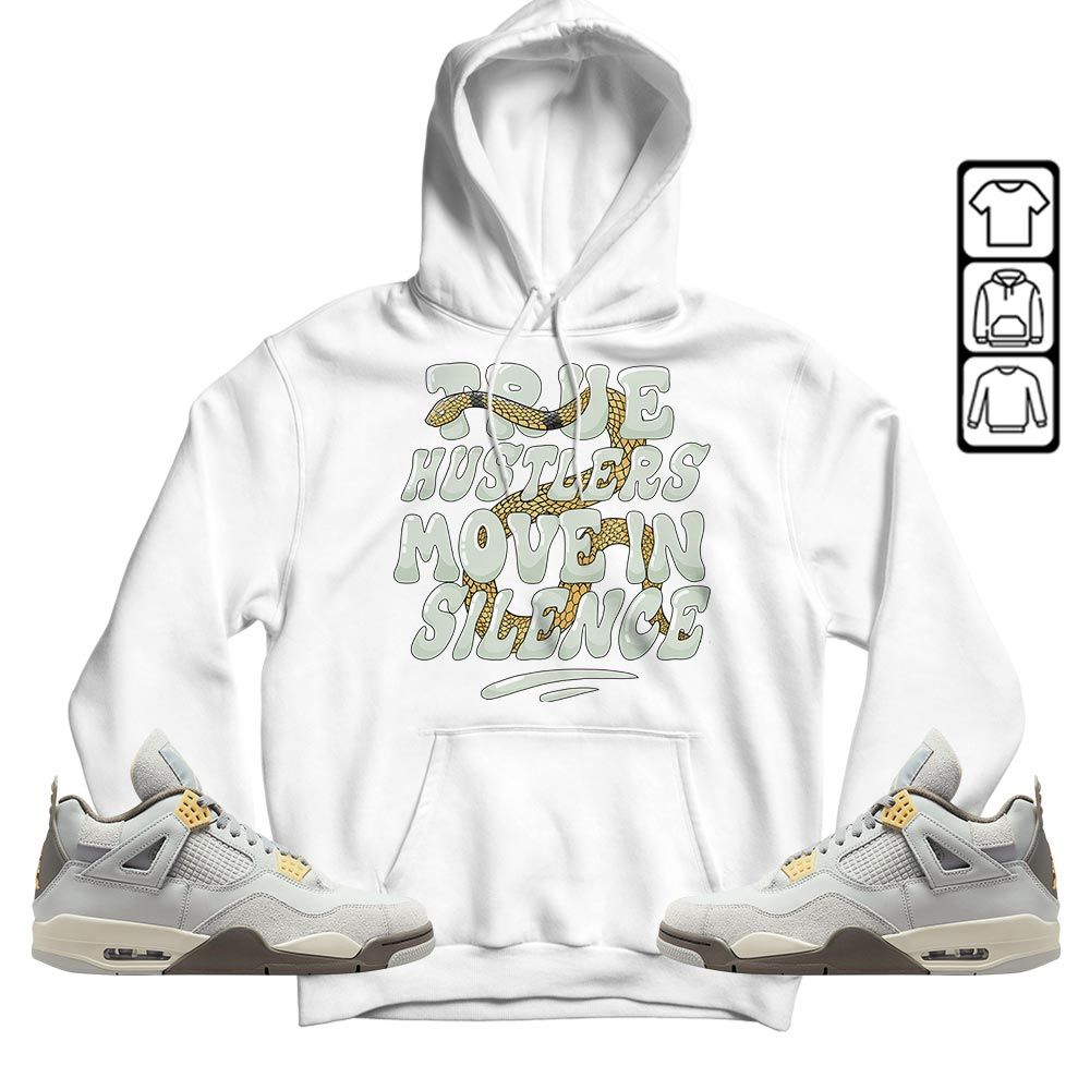 Move In Silence Sneaker Shirt Match Retro Craft 4s, Jordan 4 Craft Photon Dust MKO T-Shirt