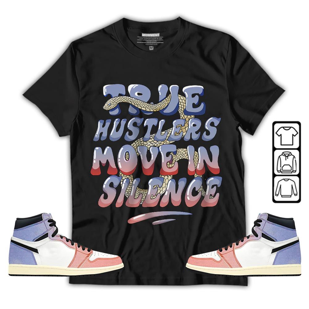 Move In Silence Sneaker Shirt Match Retro Skyline 1s, Jordan 1 High OG Skyline MKO T-Shirt