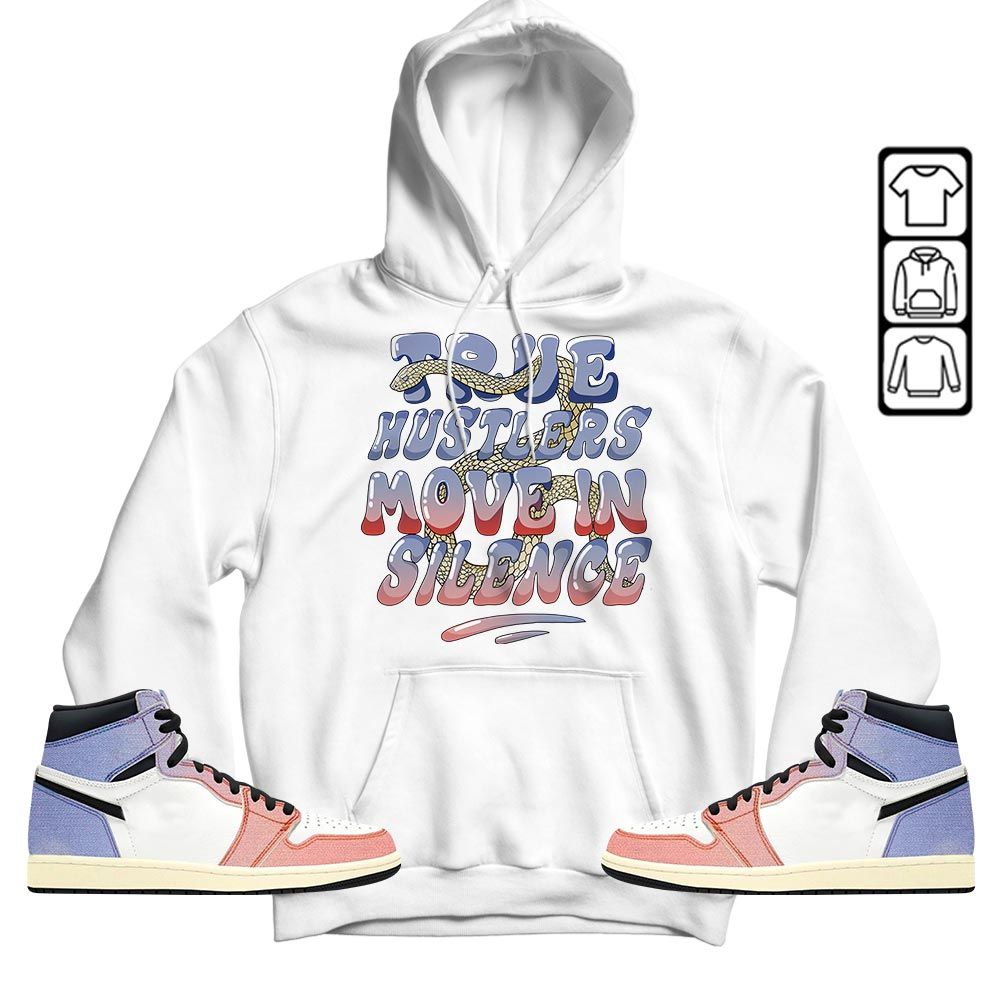 Move In Silence Sneaker Shirt Match Retro Skyline 1s, Jordan 1 High OG Skyline MKO T-Shirt