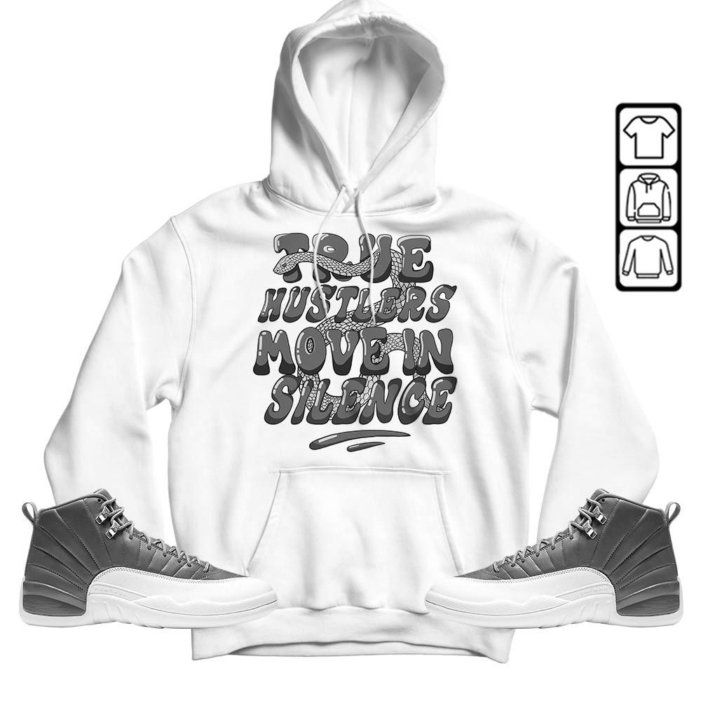 Move In Silence Sneaker Shirt Match Retro Stealth 12s, Jordan 12 Retro Stealth MKO T-Shirt