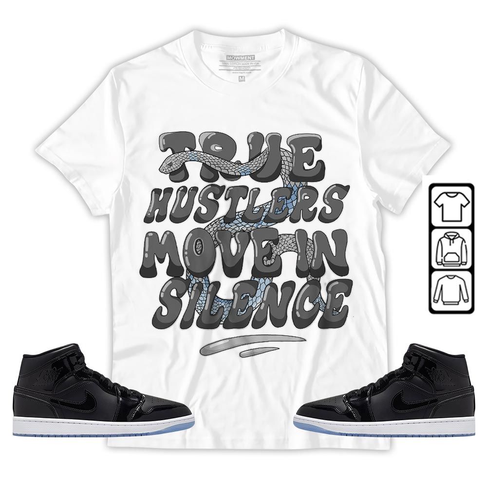 Move In Silence Sneaker Shirt Match Space Jam 1s, Jordan 1 Mid Space Jam MKO T-Shirt Move In Silence Sneaker Shirt Match Space Jam 1s, Jordan 1 Mid Space Jam MKO T-Shirt