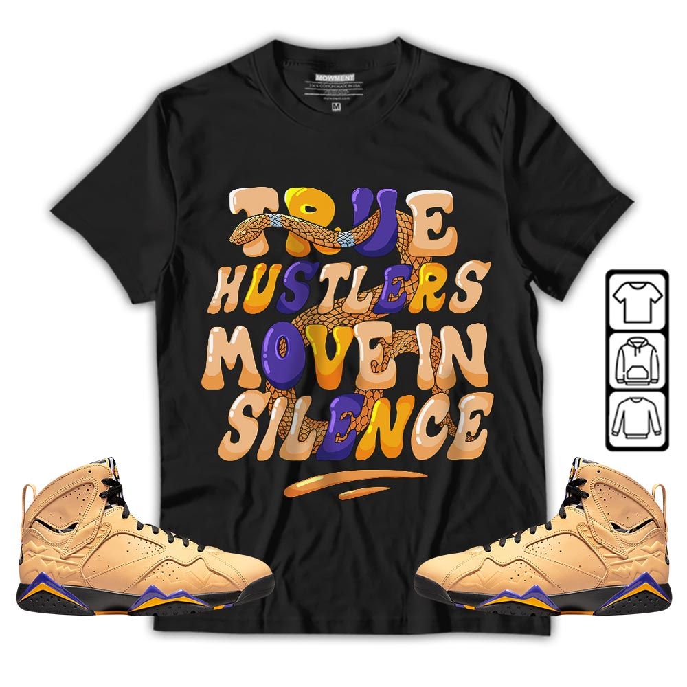 Move In Silence Sneaker Shirt Match Vachetta Tan 7s, Jordan 7 SE Afrobeats MKO T-Shirt Move In Silence Sneaker Shirt Match Vachetta Tan 7s, Jordan 7 SE Afrobeats MKO T-Shirt