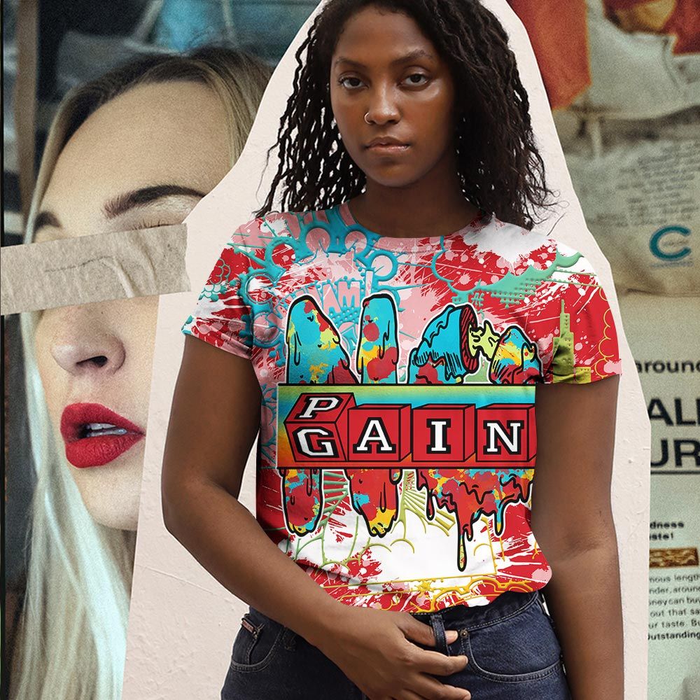 No Pain No Gain Yup Sneaker Shirt Match Fruity Pebbles Shoes, Dunk Low Fruity Pebbles Hoodie Sweatshirt Tee All Over Print MKO Shirt No Pain No Gain Yup Sneaker Shirt Match Fruity Pebbles Shoes, Dunk Low Fruity Pebbles Hoodie Sweatshirt Tee All Over Print MKO Shirt