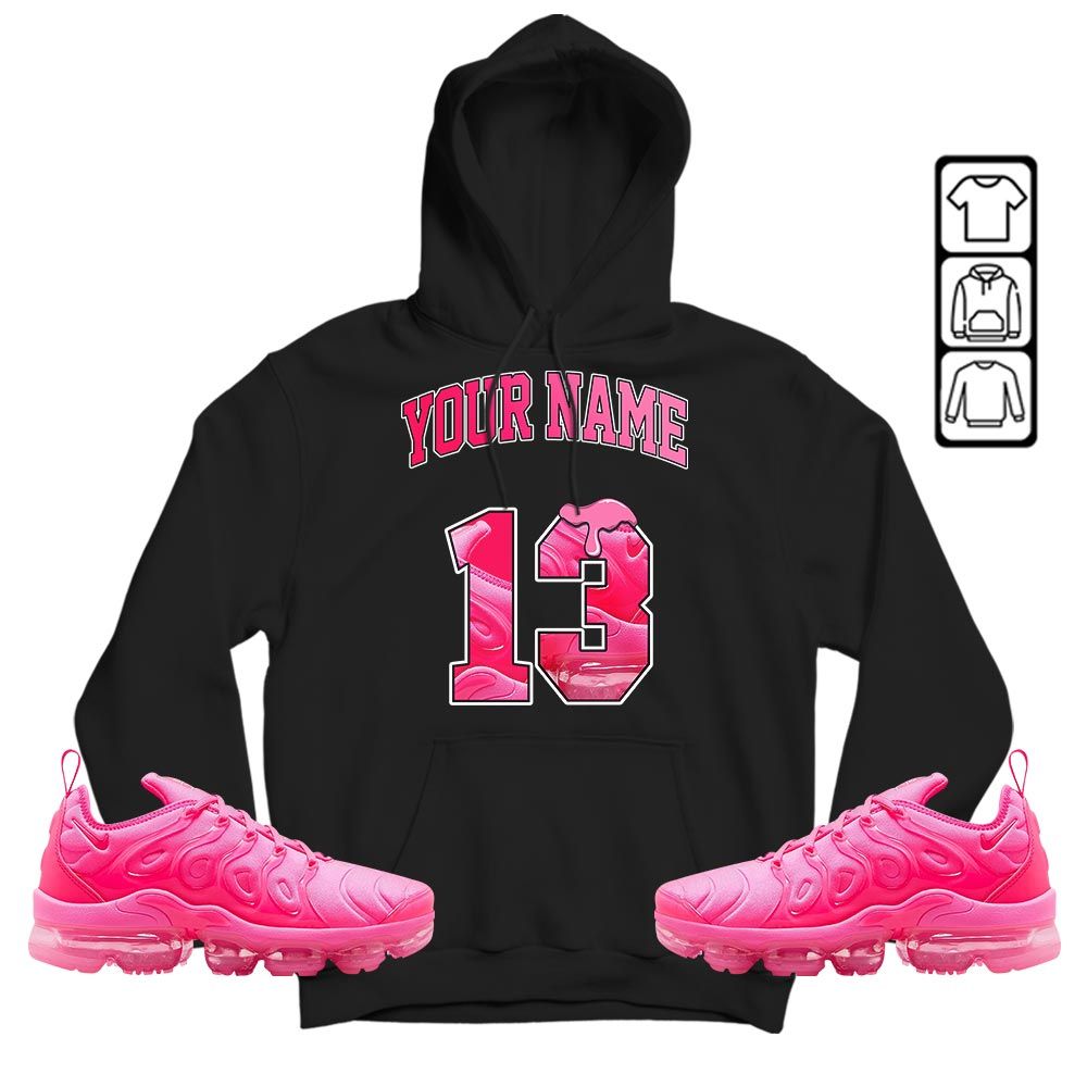 Number 13 Sneaker Shirt Match Plus Triple Pink, Air VaporMax Plus Triple Pink MKO Hoodie Number 13 Sneaker Shirt Match Plus Triple Pink, Air VaporMax Plus Triple Pink MKO Hoodie