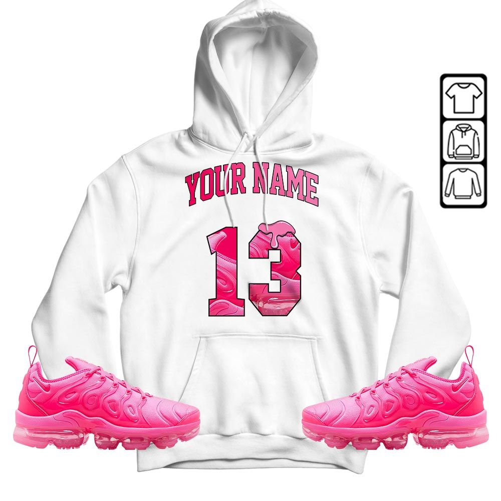 Number 13 Sneaker Shirt Match Plus Triple Pink, Air VaporMax Plus Triple Pink MKO T-Shirt