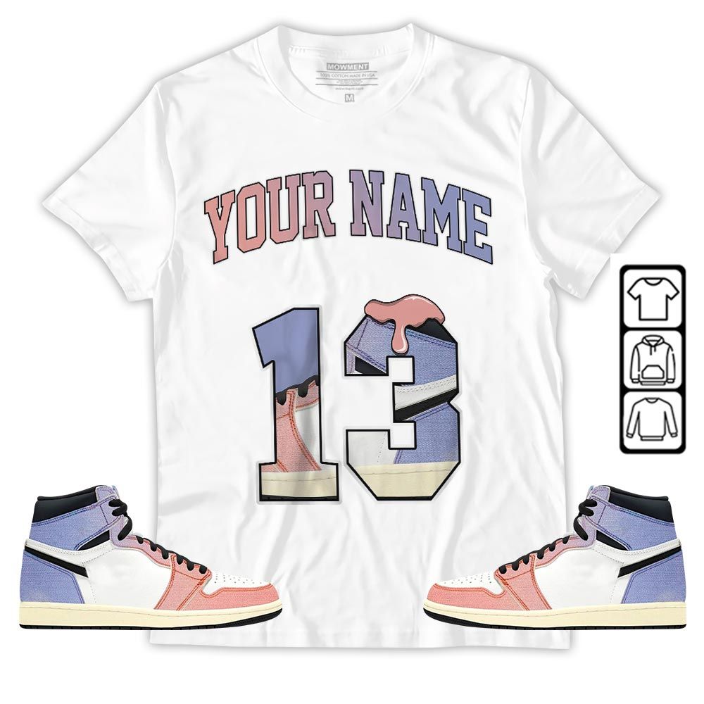 Number 13 Sneaker Shirt Match Retro Skyline 1s, Jordan 1 High OG Skyline MKO T-Shirt Number 13 Sneaker Shirt Match Retro Skyline 1s, Jordan 1 High OG Skyline MKO T-Shirt