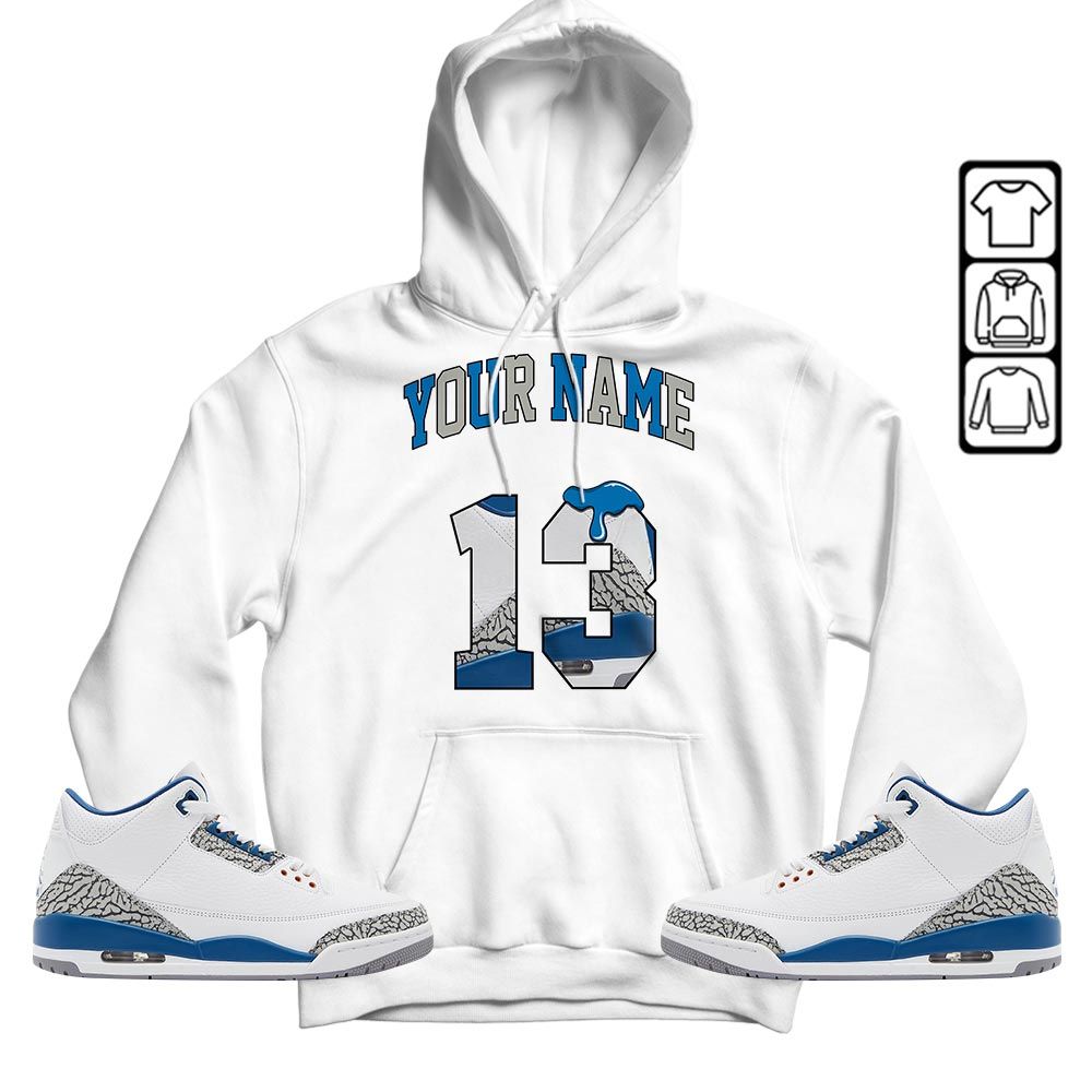 Number 13 Sneaker Shirt Match Wizards 3s, Jordan Retro 3 Wizards MKO T-Shirt Number 13 Sneaker Shirt Match Wizards 3s, Jordan Retro 3 Wizards MKO T-Shirt