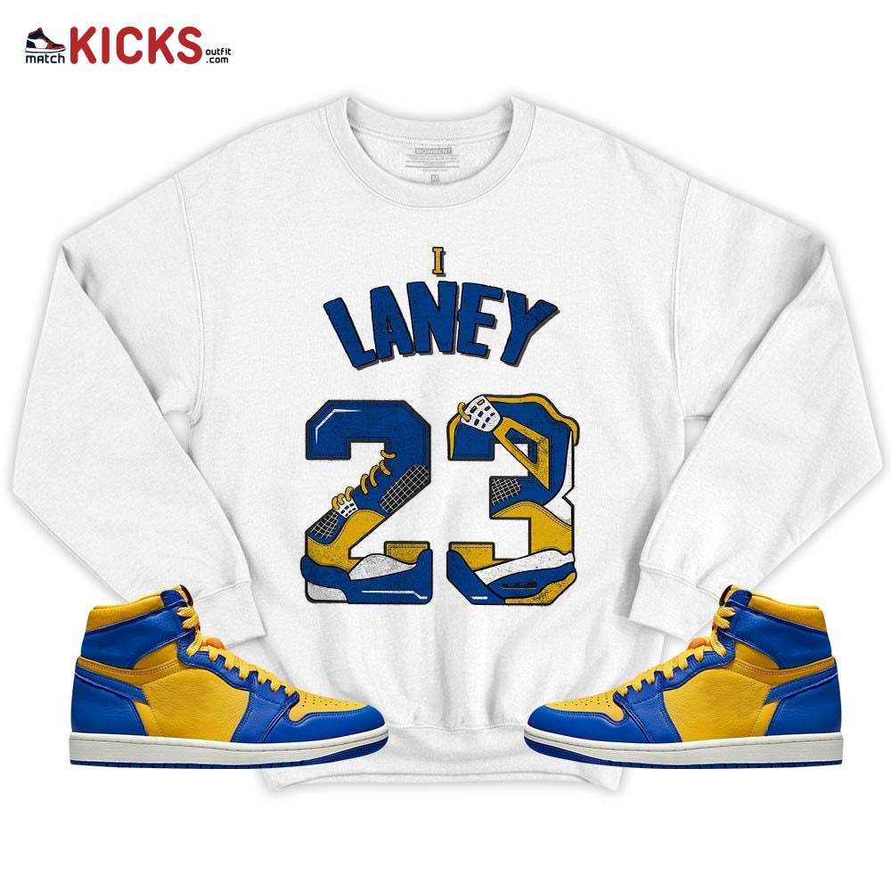 Number 23 Dirty Sneaker Shirt Match 2023 Laney 1s, Jordan 1 Retro High Laney MKO T-Shirt Number 23 Dirty Sneaker Shirt Match 2023 Laney 1s, Jordan 1 Retro High Laney MKO T-Shirt
